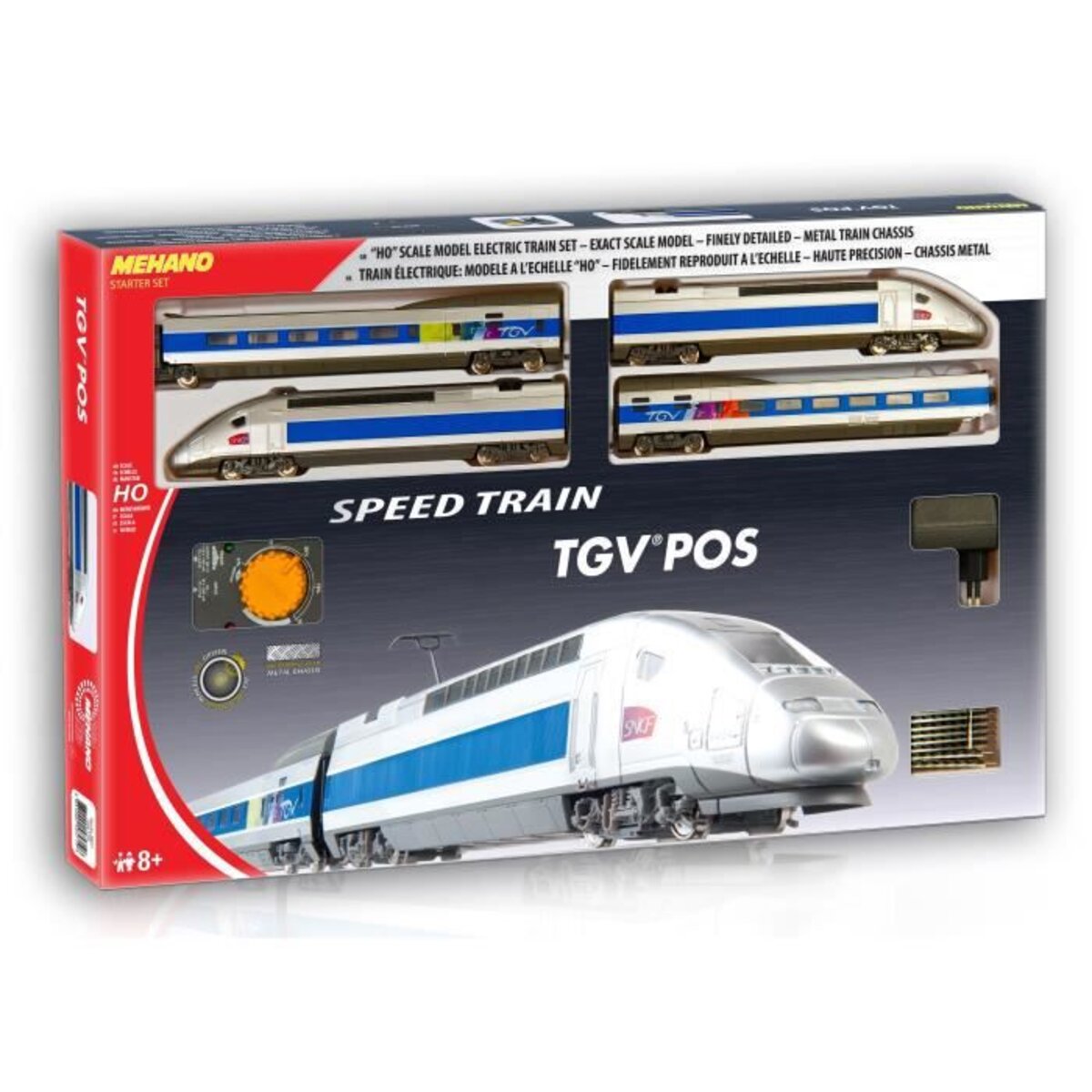 0€05 sur Mehano - Rails pour circuit de train : rails de croisement échelle  HO - Train électrique - Achat & prix
