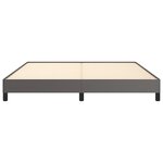 vidaXL Cadre de lit Gris 180x200 cm Similicuir