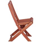 vidaXL Chaises à manger pour enfants lot de 2 Bois d'eucalyptus