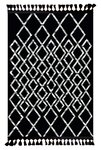 Tapis de salon FAS 160 x 230 cm - Noir