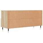 vidaXL Meuble TV chêne sonoma 102x36x50 cm bois d'ingénierie