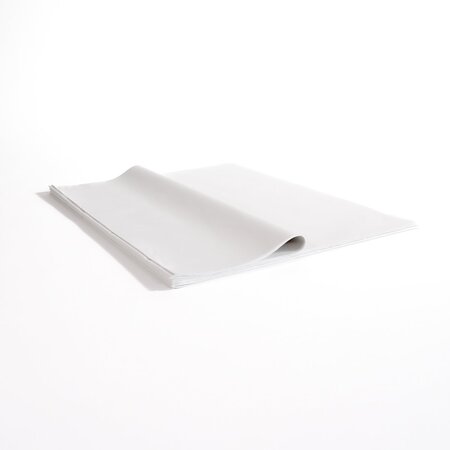 Lot de 96 feuilles papier de soie 50x75cm - couleur Blanc