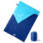 vidaXL Sac de couchage double et oreillers adultes camping 3-4 saisons
