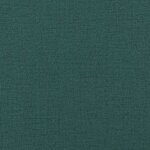 vidaXL Canapé Chesterfield 2 places vert foncé tissu