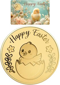 Pièce de monnaie en Or 1000 Francs g 0.031 (1/1000 oz) Millésime EASTER CHICK 1/1000
