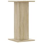 vidaXL Supports pour plantes 2 Pièces chêne sonoma bois d'ingénierie