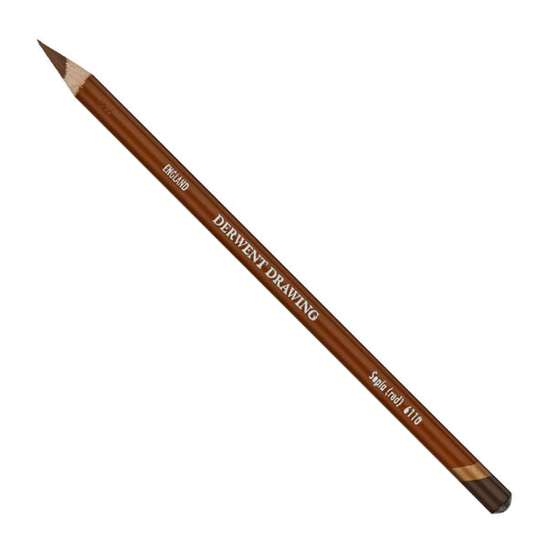 Crayon de couleur Derwent Drawing Rouge sepia 6110