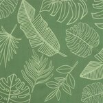 vidaXL Coussins de chaise lot de 6 motif de feuilles 50x50x4 cm tissu