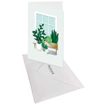 Carte Signature Plantes Vertes - 11 5x17cm - Draeger paris