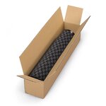 Caisse carton longue simple cannelure à grande ouverture raja 70x10x10 cm (lot de 10)