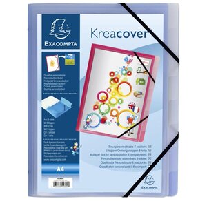 Trieur personnalisable KREACOVER 8 compartiments polypropylène Coloris Aléatoire EXACOMPTA