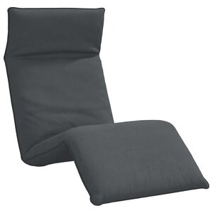 vidaXL Chaise longue pliante anthracite 175x54x8 5 cm tissu oxford