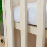Lit bébé CHRUPPY 60 x 120 cm bois naturel