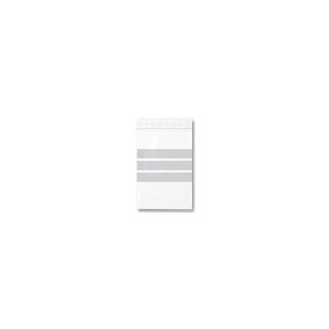 Lot de 1000 sachets plastiques à fermeture zip 120x170mm + 3 bandes blanches