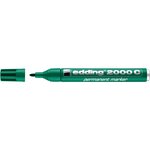 Marqueur Permanent 2000C Corps Alu Vert pointe Ronde 1 5-3 mm x 3 EDDING