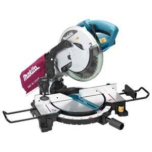 Makita scie à onglet 255 mm 230 v bleu et gris