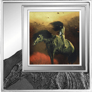 Monnaie AJ76 Zdzislaw Beksinski 1 Oz Argent 1000 Francs Cameroon 2026