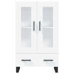 vidaXL Buffet haut blanc 69 5x31x115 cm bois d'ingénierie