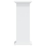 vidaXL Support pour plantes blanc 33x33x80 cm bois d'ingénierie