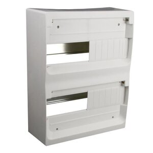ZENITECH Coffret électrique nu a équiper 2 rangées 26 modules blanc
