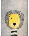 Tapis pour chambre Enfant 80 x 150 cm - Gris