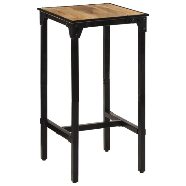 vidaXL Table de bar 60x55x107 cm bois de manguier massif brut