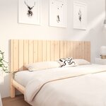 vidaXL Tête de lit 205 5x4x100 cm Bois massif de pin