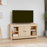 vidaXL Meuble TV 103x36 5x52 cm Bois de pin massif