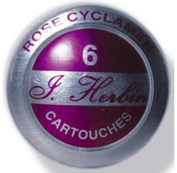 Boîte de 6 cartouches d'encre standard Rose cyclamen HERBIN