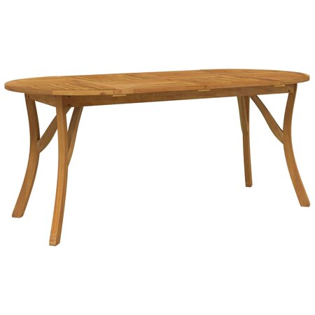 vidaXL Table de jardin 200x90x75 cm Bois d'acacia solide