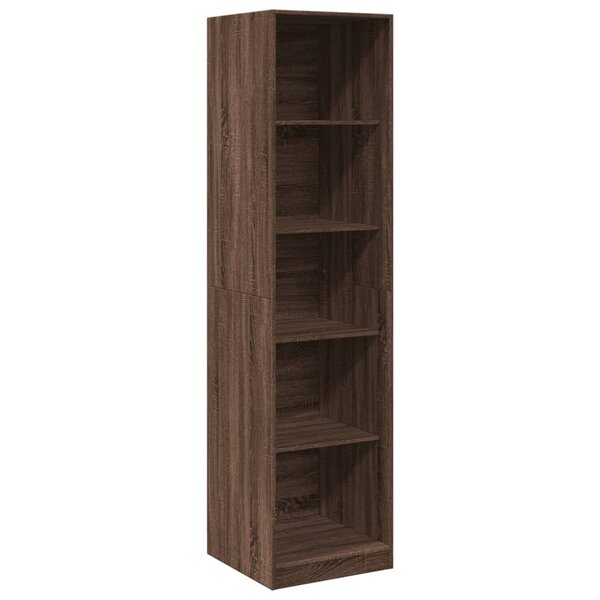 vidaXL Garde-robe chêne marron 50x50x200 cm bois d'ingénierie