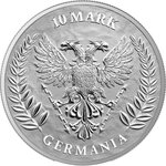 Pièce de monnaie en Argent 10 Mark g 62.2 (2 oz) Millésime 2025 GERMANIA
