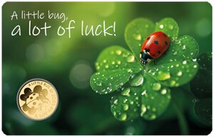 Pièce de monnaie en Or 1000 Francs g 0.031 (1/1000 oz) Millésime 2026 LITTLE BUG A