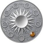 Pièce de monnaie en Argent 10 Cedis g 62.2 (2 oz) Millésime 2025 Solar System NEPTUNE