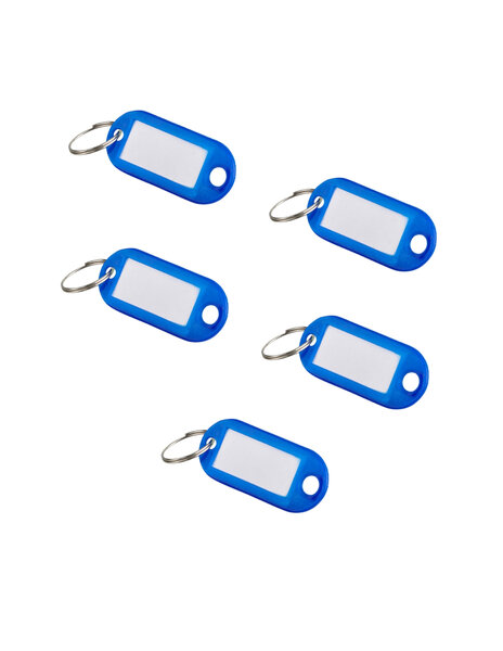 THIRARD - Lot de 5 portes-étiquettes  bleu  50x20mm