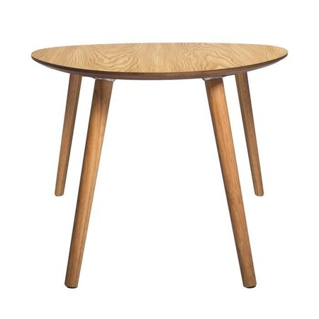 TABLE BASSE DROP Table basse - Imitation bois - L 100 x P 65 x H 40 cm