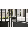 THIRARD - Boitier de serrure horizontale en applique double entrée à fouillot  gauche  axe 55mm  140x88mm  noir
