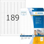 Pack 4725 Power Etiquette SPECIAL  25 4 x 10 mm  blanc HERMA