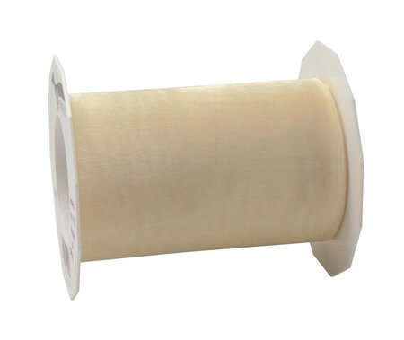 Organza sheer 25-m-rouleau 112 mm créme