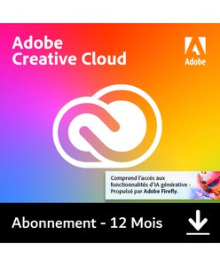 Adobe Creative Cloud (CC) Pro - 1 an - Licence à télécharger
