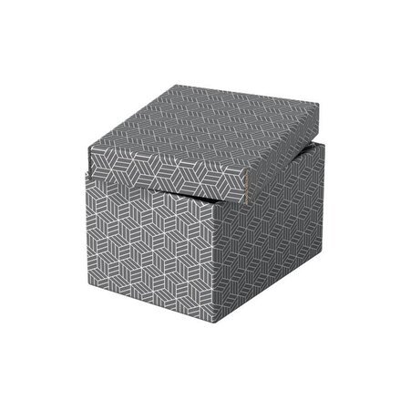 Set de 3 boîtes de rangement & cadeau 200 x255 x150 mm  gris esselte