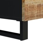 vidaXL Buffet avec 2 portes 80x33x75 cm bois massif de manguier