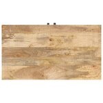 vidaXL Table basse 90x50x35 cm Bois solide de manguier