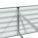 Bac de jardin surélevé vidaXL Vert 400x80x44 cm en acier galvanisé