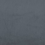 vidaXL Coussin de tête de lit gris foncé 90 cm velours