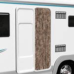 vidaXL Rideau anti-mouches beige et marron foncé 56x200 cm chenille