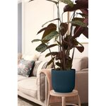 Vibes Fold Pot de fleurs rond Roues 35 - Bleu Ø 35 x 32 cm