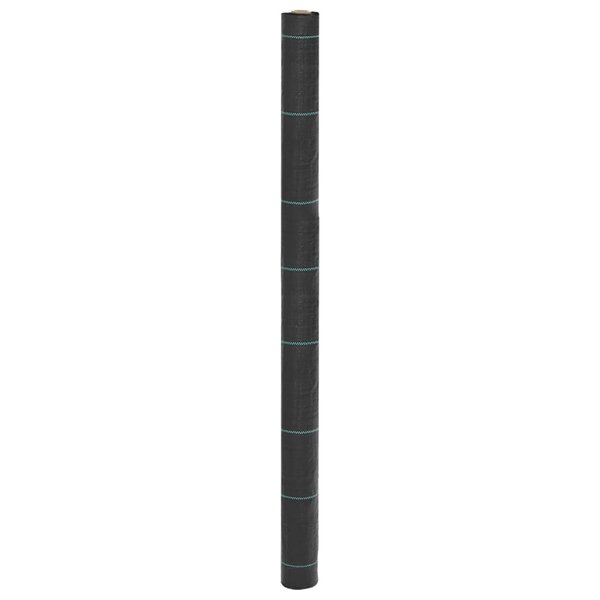 vidaXL Membrane anti-mauvaises herbes noir 1 5x10 m PP
