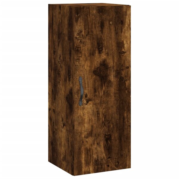 vidaXL Armoire murale chêne fumé 34 5x34x90 cm bois d'ingénierie