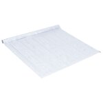 vidaXL Films pour fenêtre 2 Pièces dépoli motif de bambou PVC